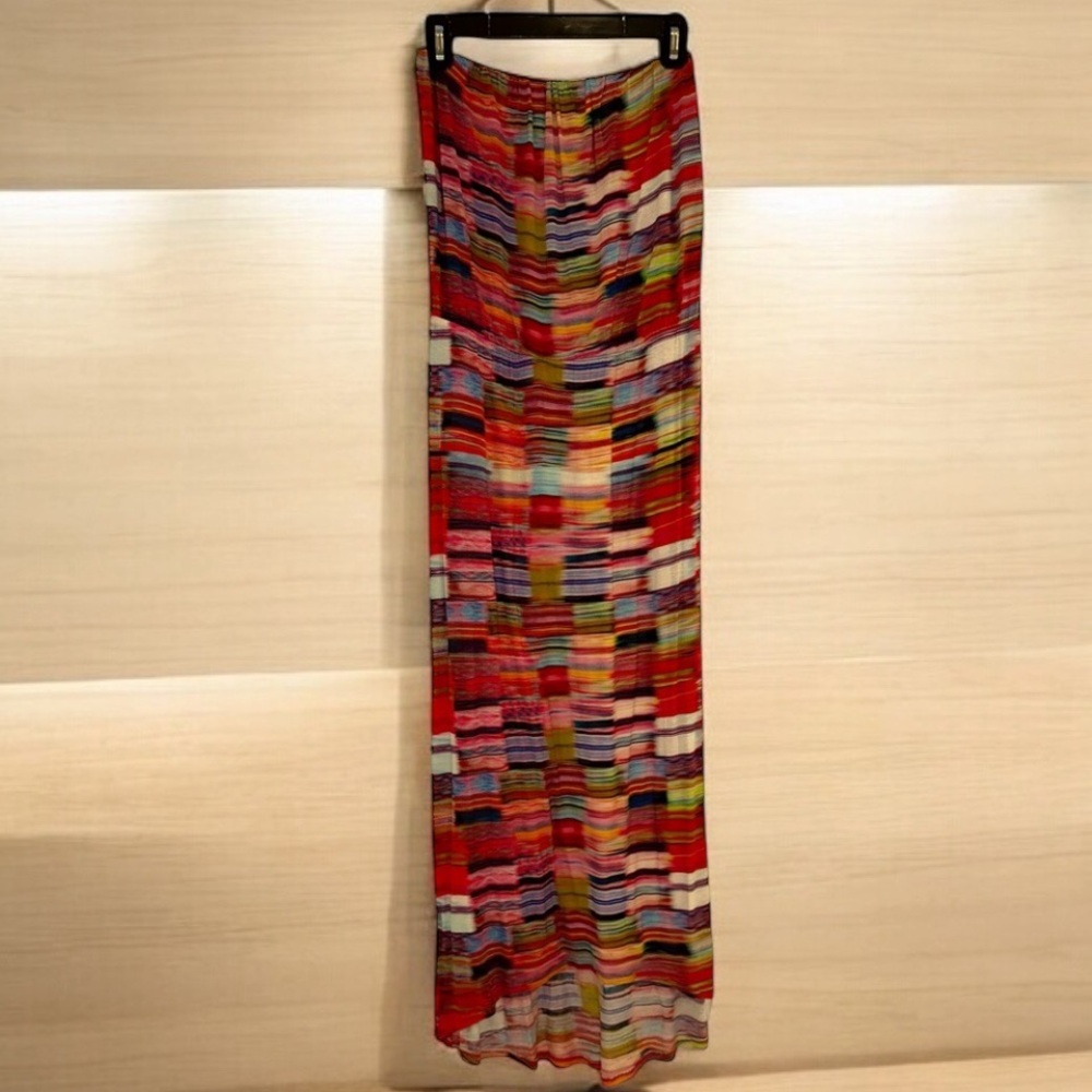 Velvet by Graham & Spencer strapless hi-low maxi dress.